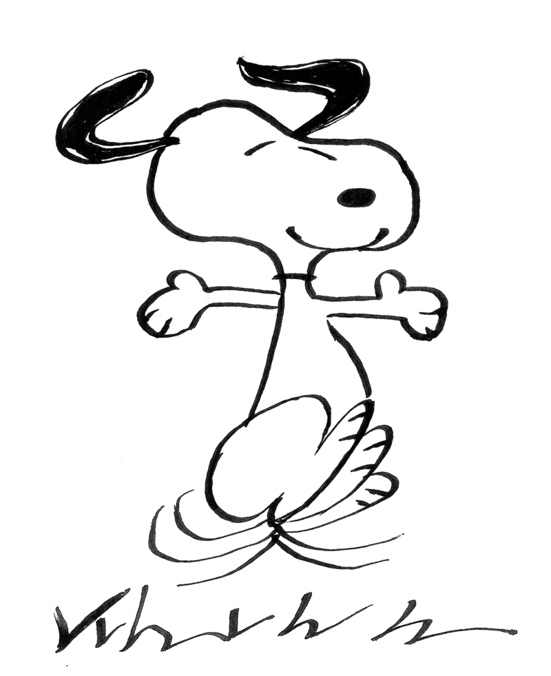 Dancing Snoopy By Feureau