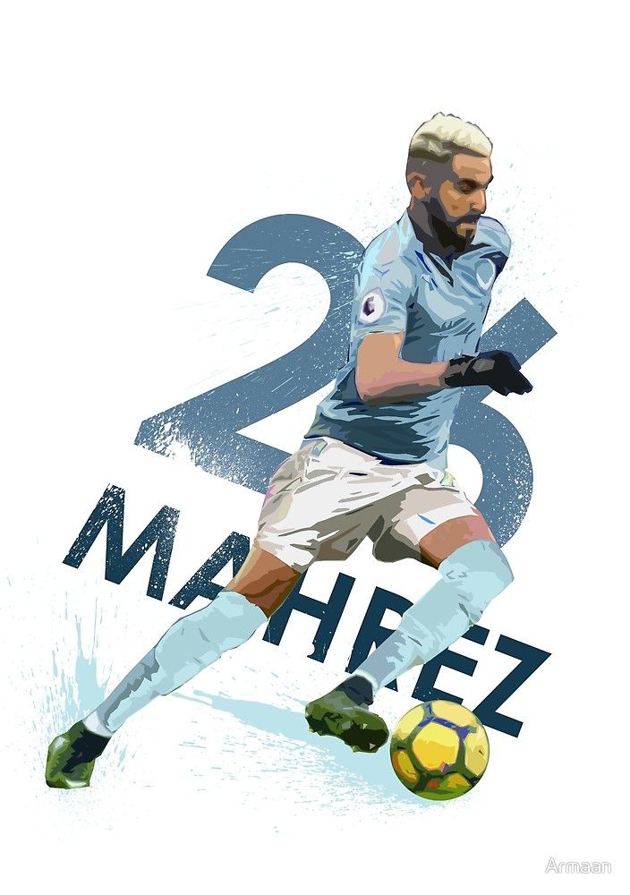 Mahrez Manchester City Fc T Shirt Man Mcfc