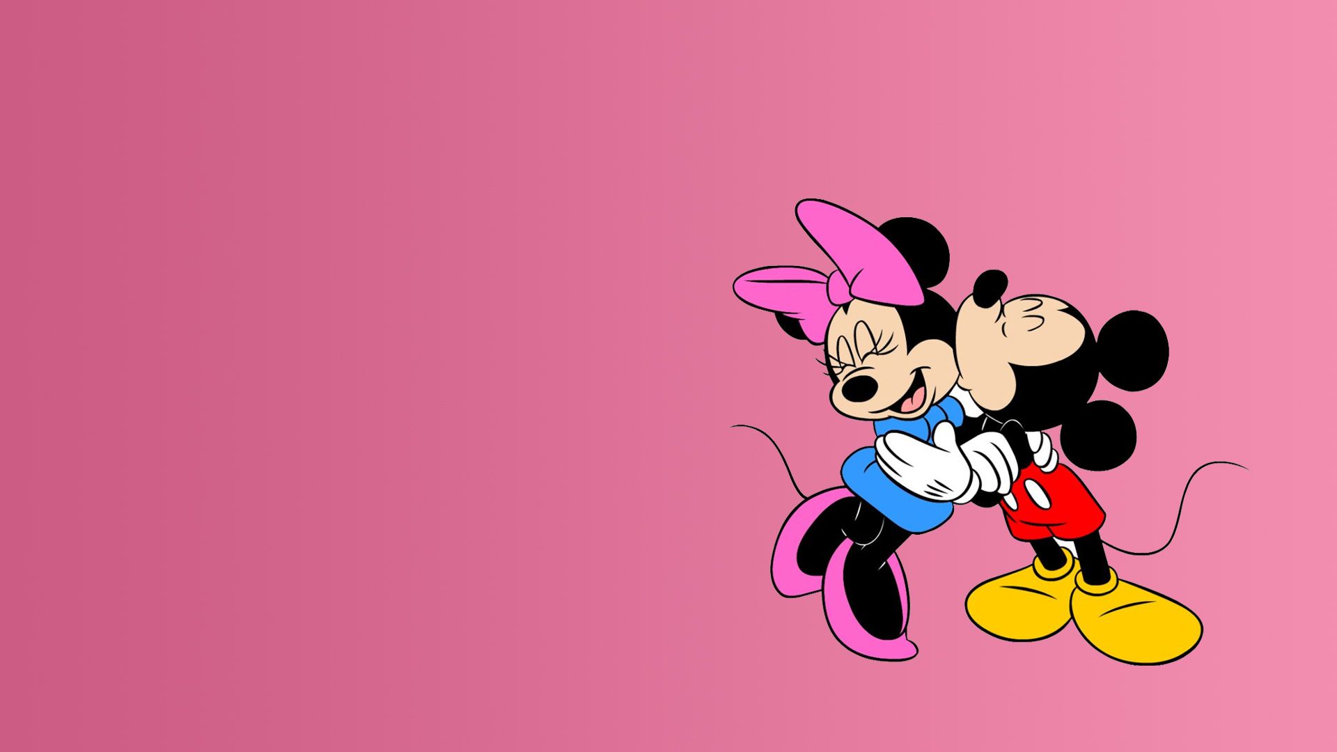 47 Mickey And Minnie Desktop Wallpaper On Wallpapersafari