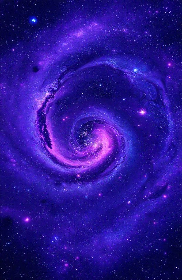 Purple And Blue Galaxy Wallpaper