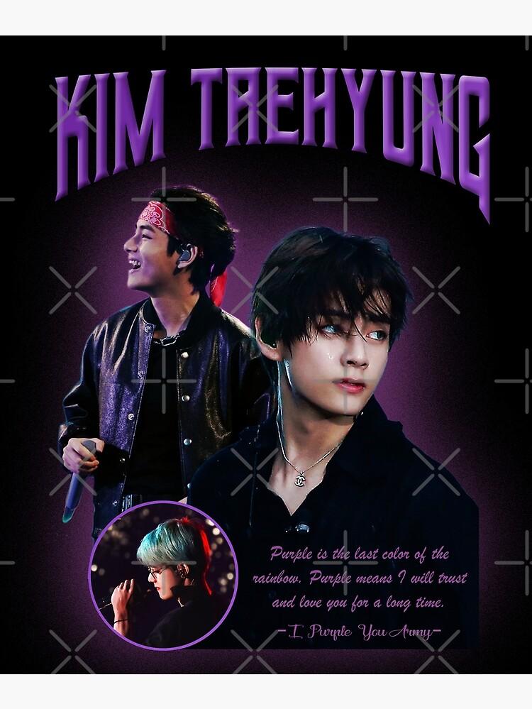 kim taehyung quotes I purple you Bts v Poster for Sale by