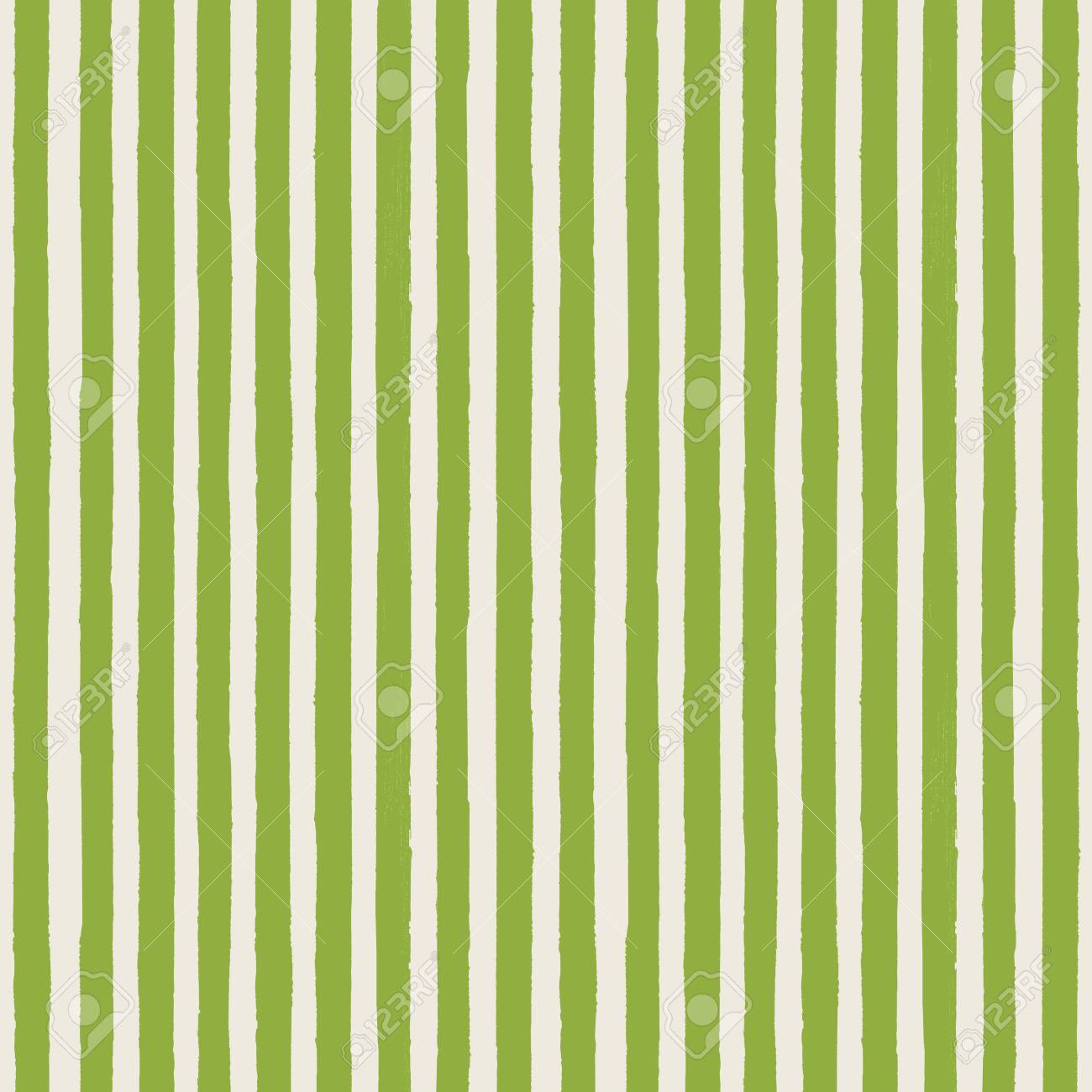 Vintage Color Green Stripe Background Old Aged Paper With Ink