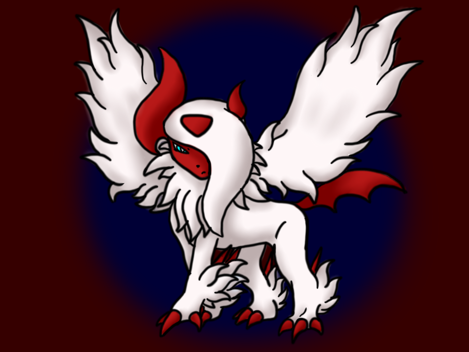 Shiny Mega Absol By Silverfighter99