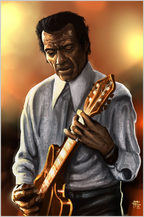 Chuck Berry Speedpaint By Therusso