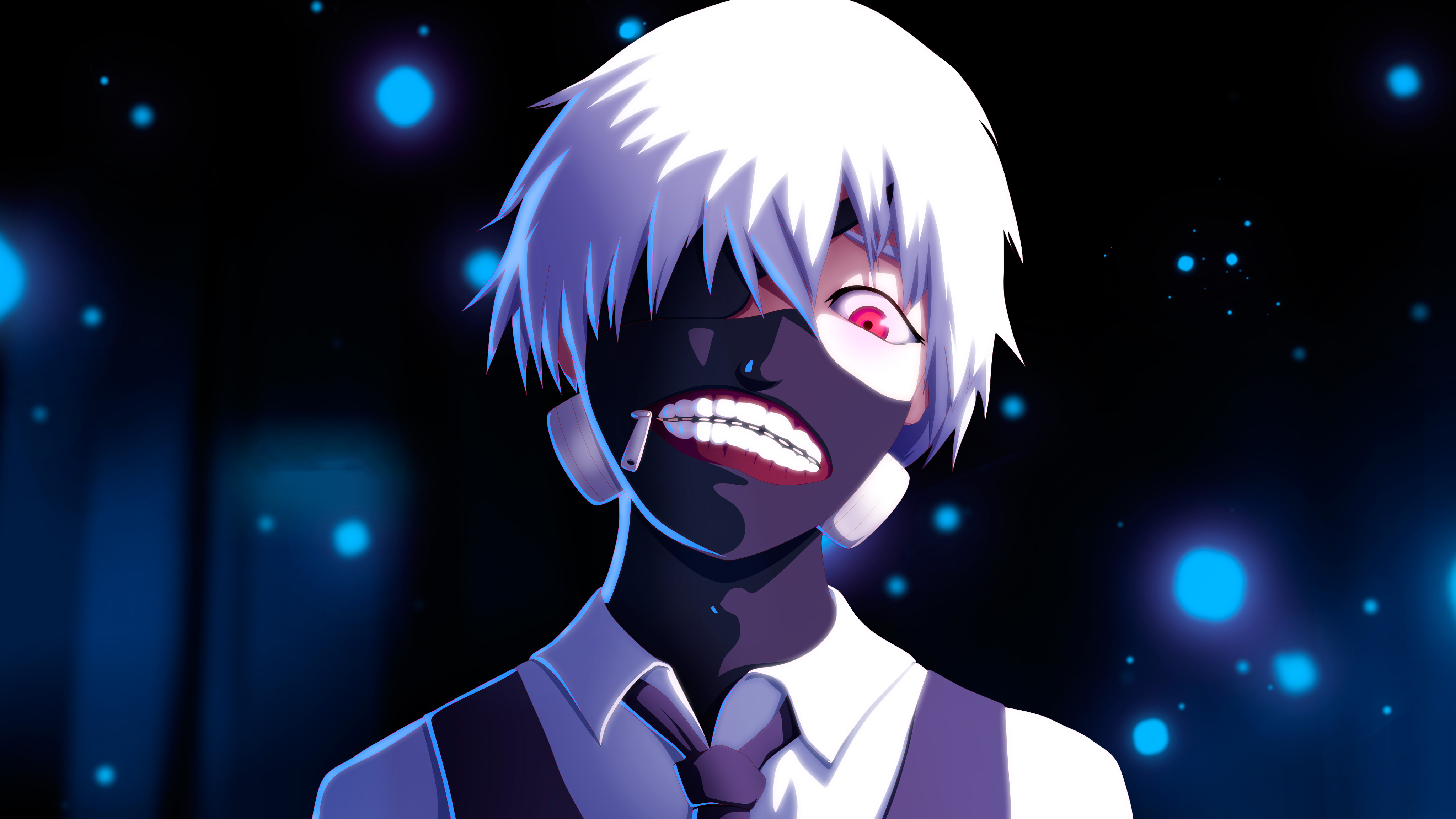 Ken Kaneki Tokyo Ghoul 4k Art Wallpaper HD Anime Image