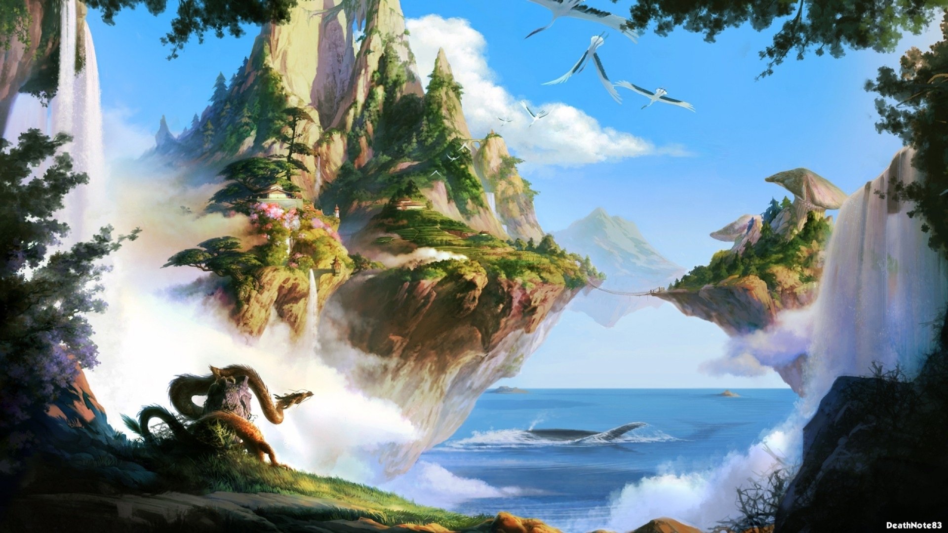 Fondos De Pantalla Paisajes Fantas A Bonitos Wallpaper