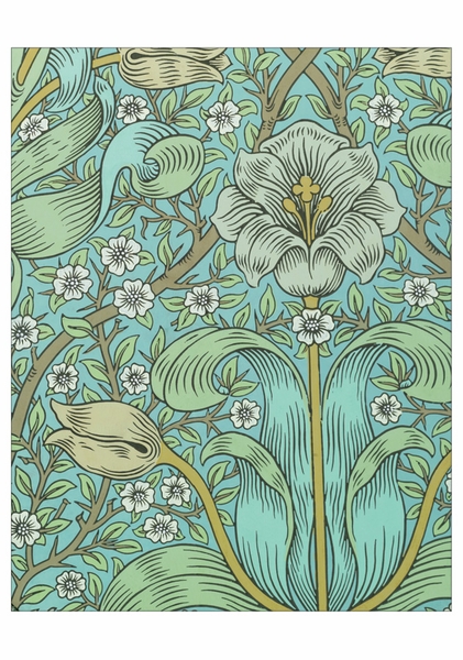 William Morris Arts Crafts Designs Notecard Folio By
