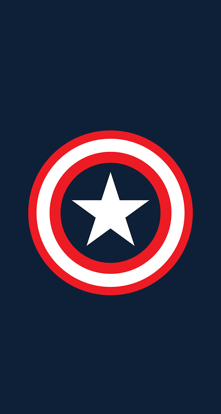 Marvel Universe Captain America Shield   The iPhone Wallpapers 744x1392