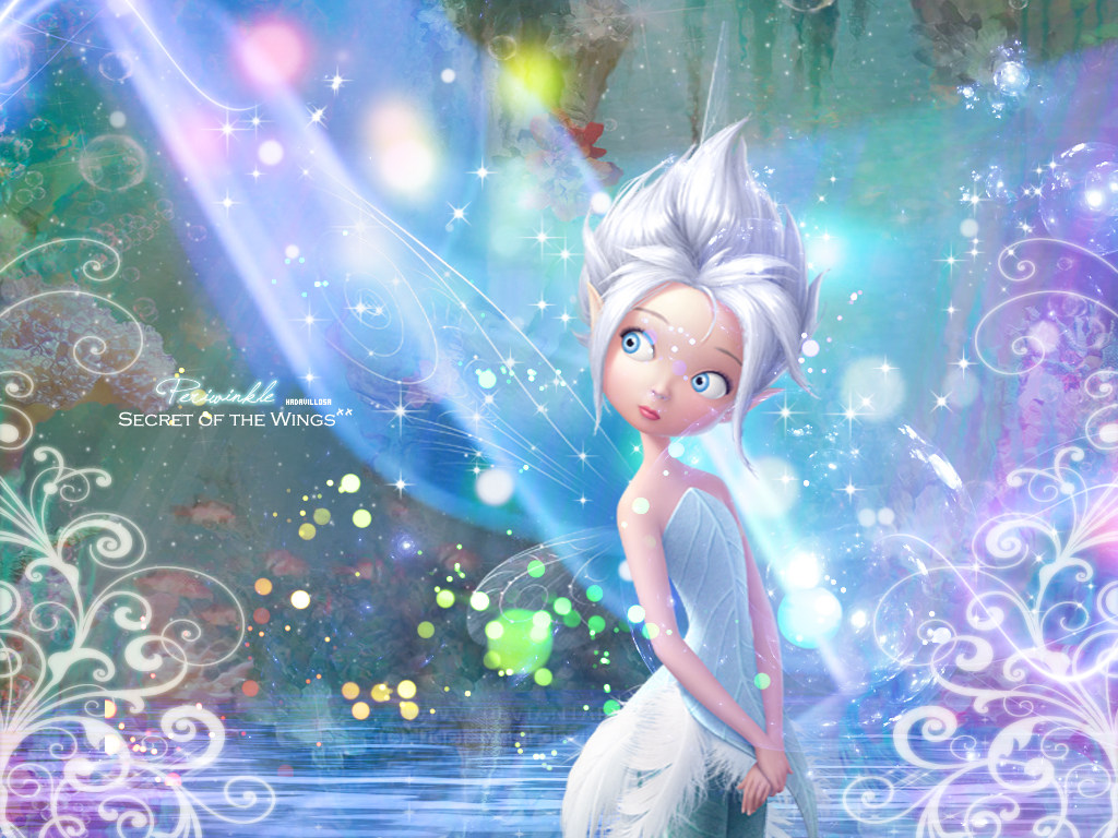 Tinker Bell Meets Periwinkle And Ventures Into The Winter Woods With
