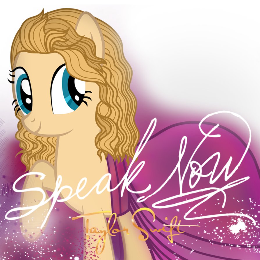 Taylor Swift Pony Speak Now By Aldobronyjdc