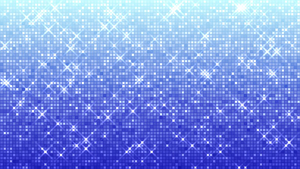 Blue Glitter Background Animated