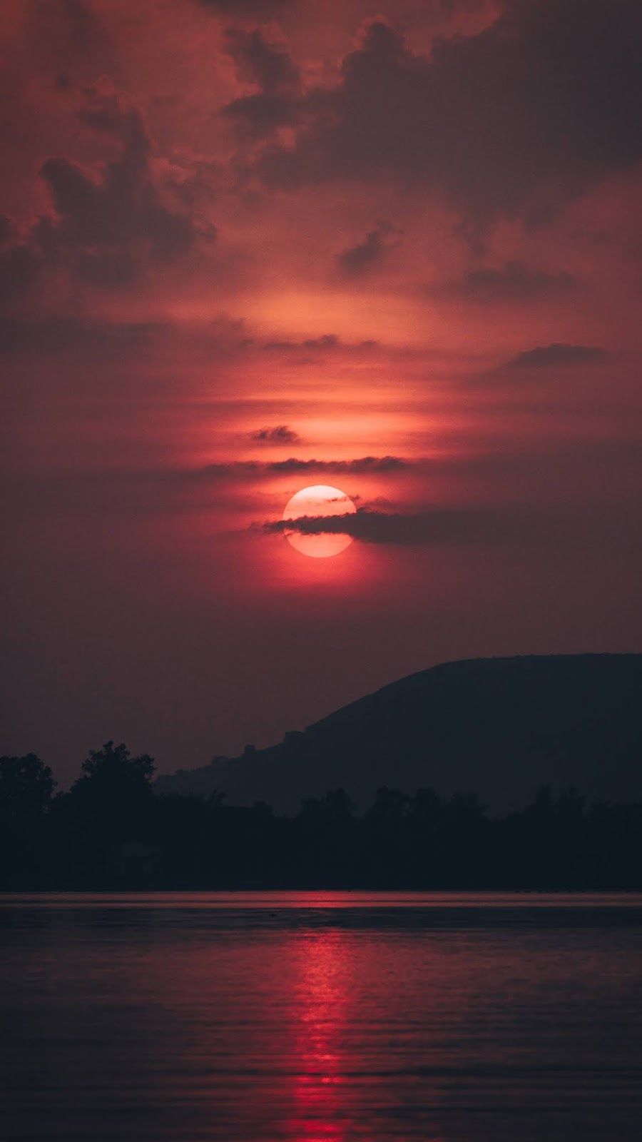 Sunset Wallpaper Dark Nature