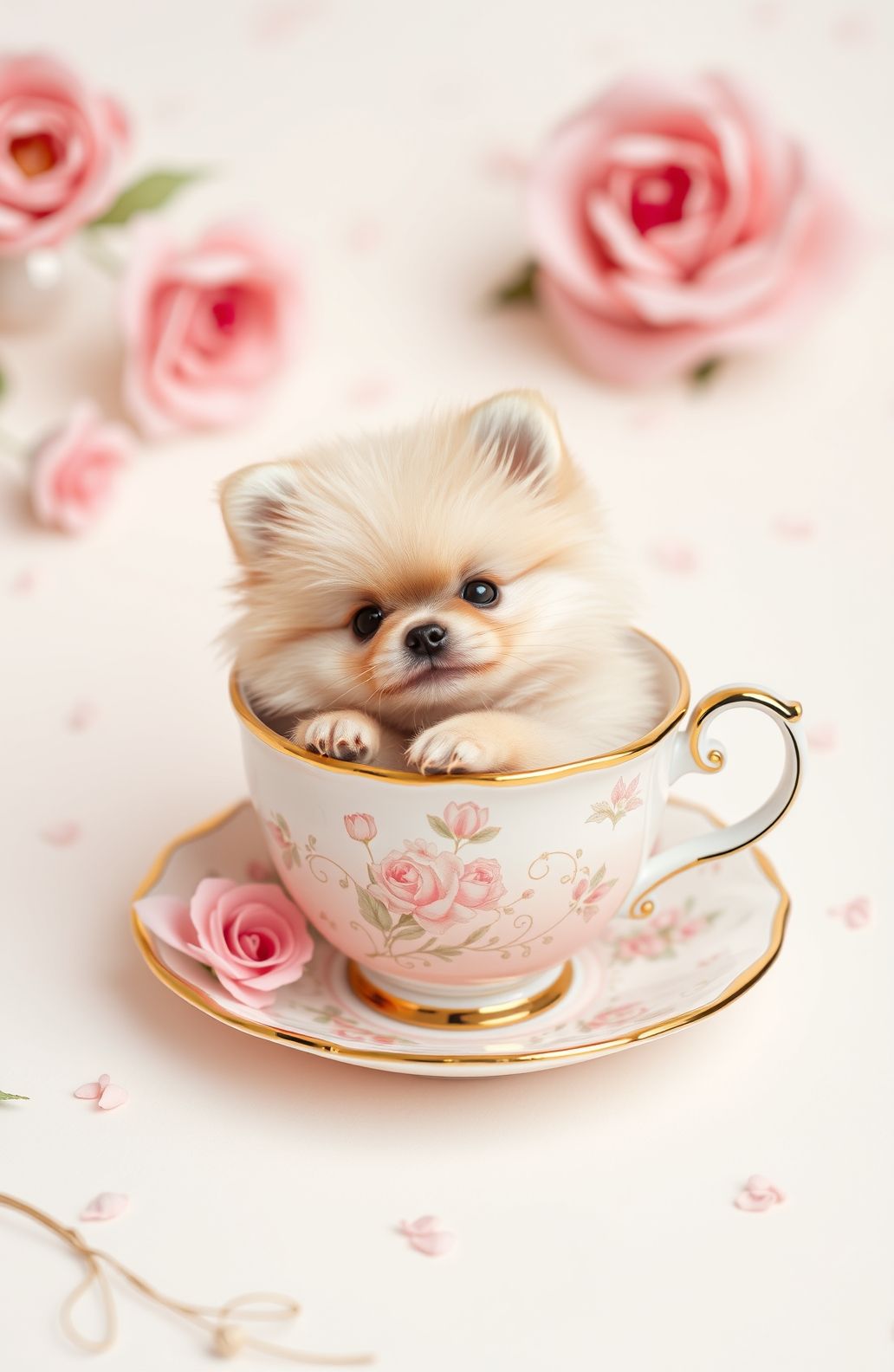 Teacup Pomeranian Wallpaper