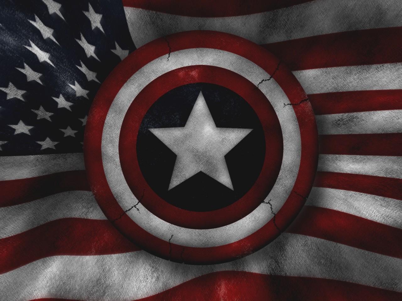 Captain America Logo Wallpaper HD