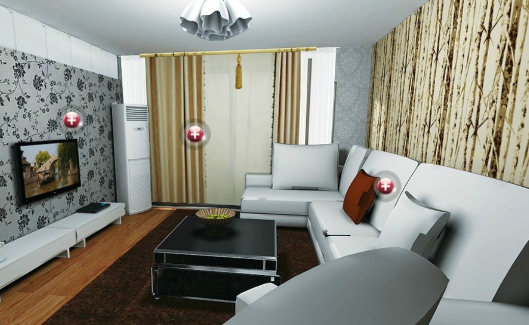 Living room wallpaper ideas Interior Design 1038x637