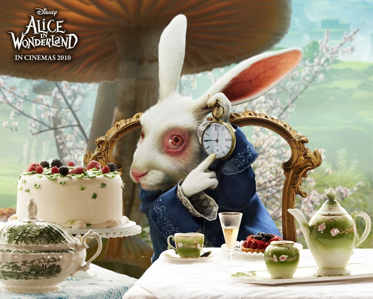 White Rabbit Wallpaper