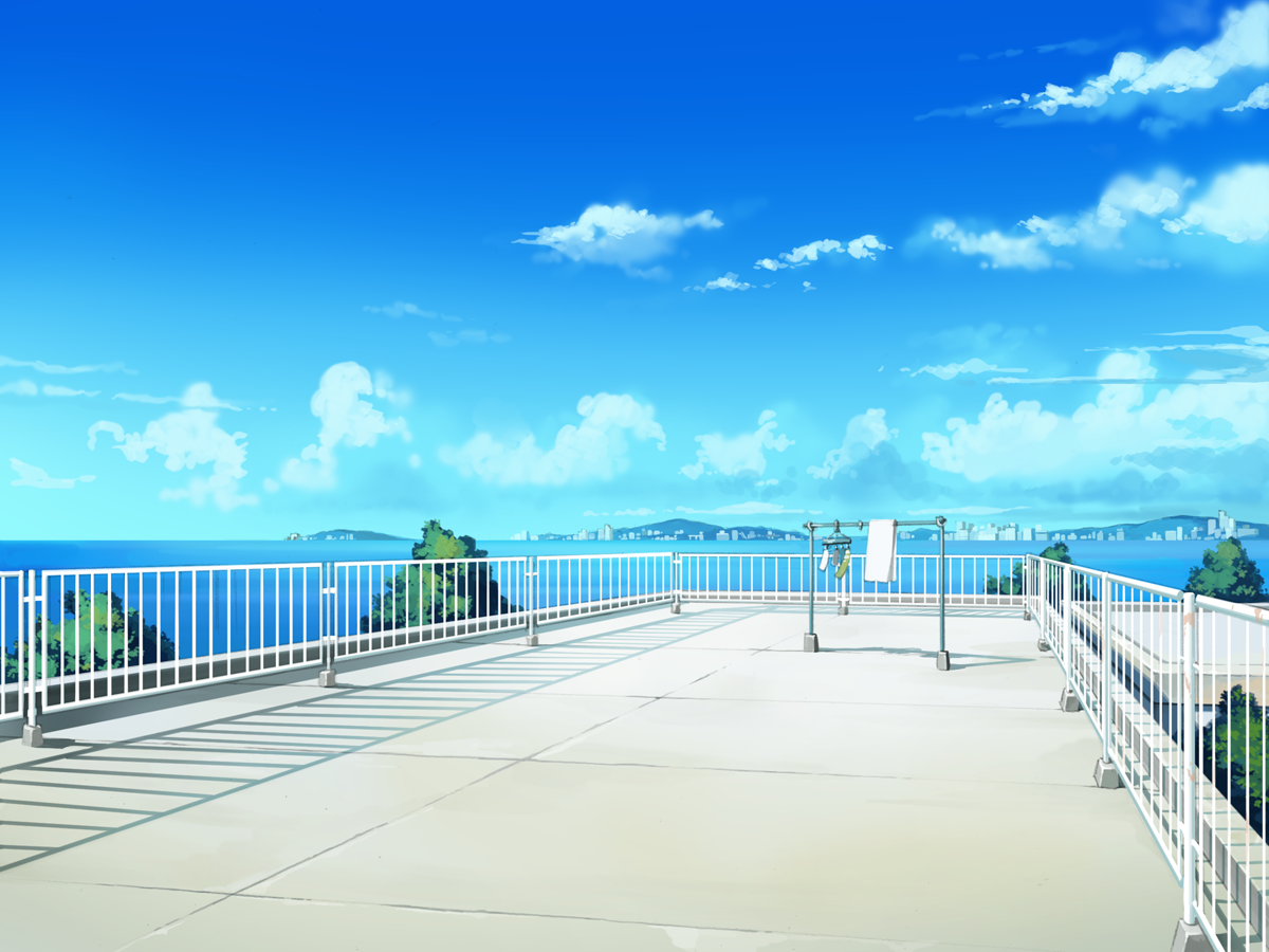 Anime Landscape Outdoor Scenery Background