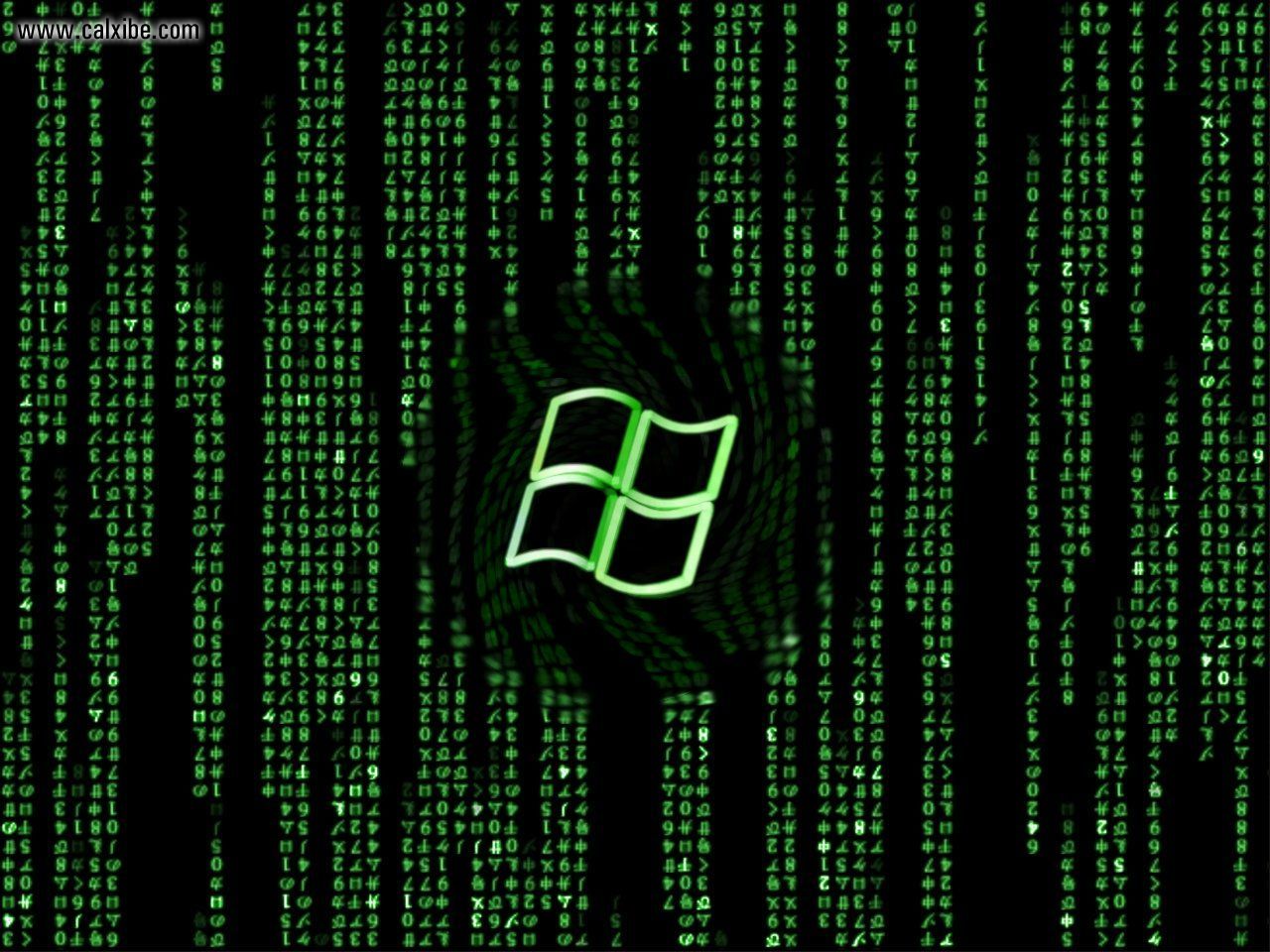 Puter Windows In Matrix Picture Nr