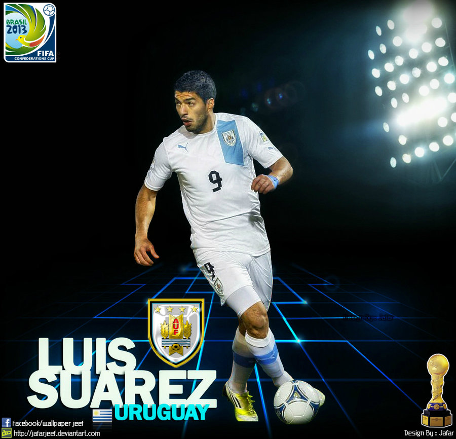 Fifa Confederations Cup Brazil Luis Suarez By