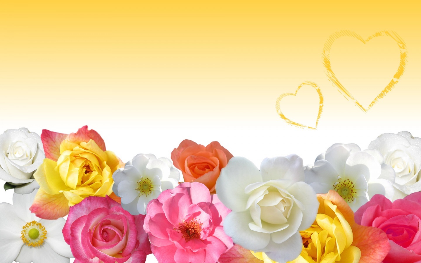 Love Wallpaper In Yellow Flowers Analysis Short Story