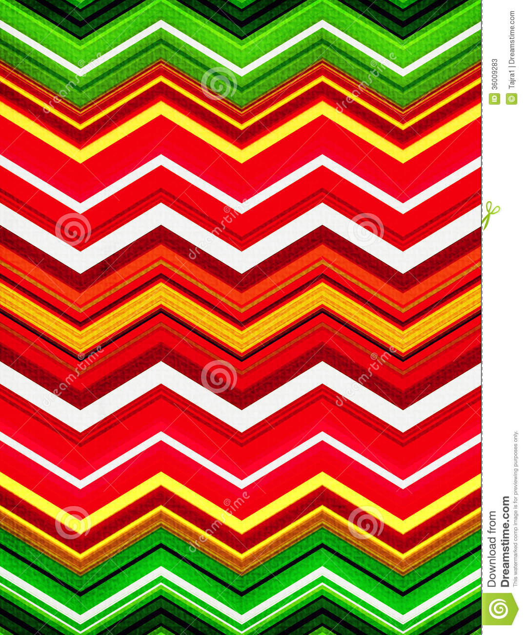 Red And Green Chevron Background