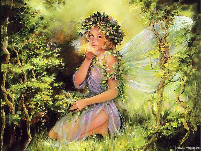 Classical Faerie Blowing Magical Dust