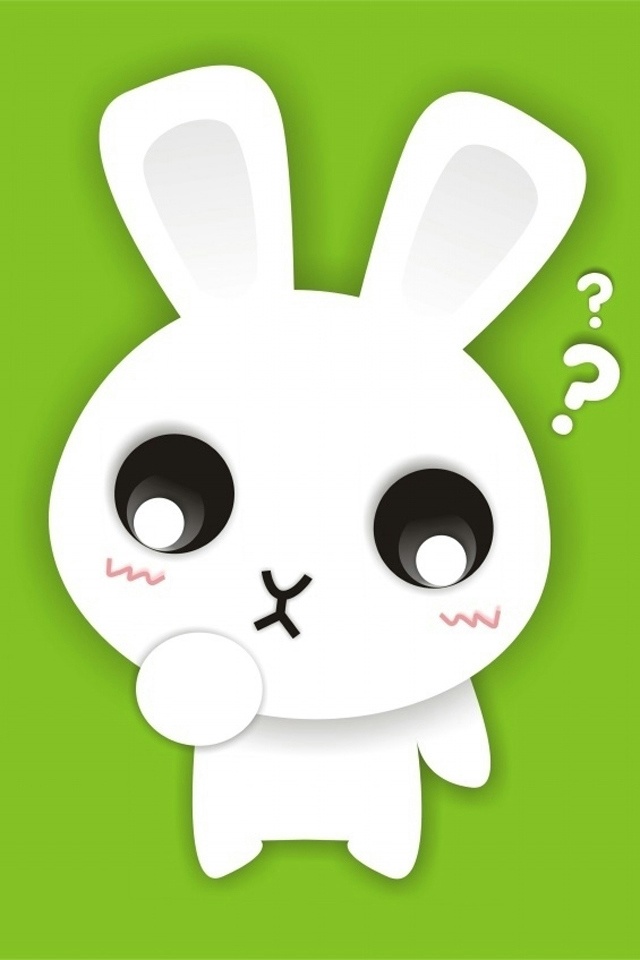 Rabbit Question iPhone Wallpaper And 4s