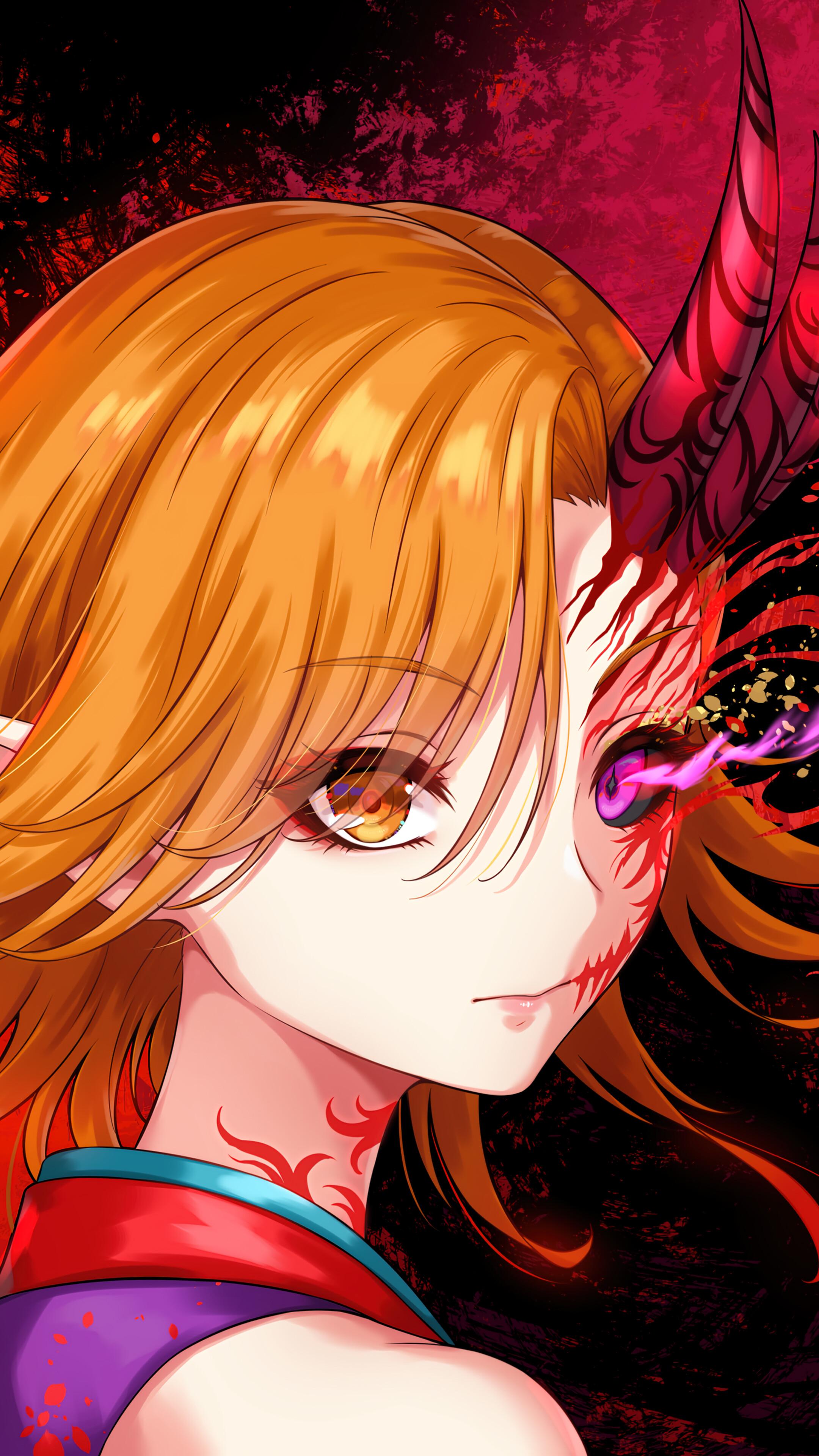 Anime Girl Devil 4k Phone iPhone Wallpaper 4820b