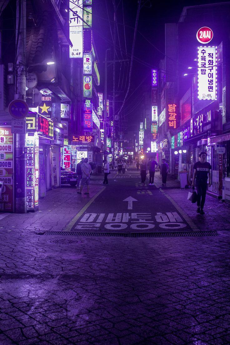 HD Wallpaper Seoul South Korea Cyberpunk Urban City