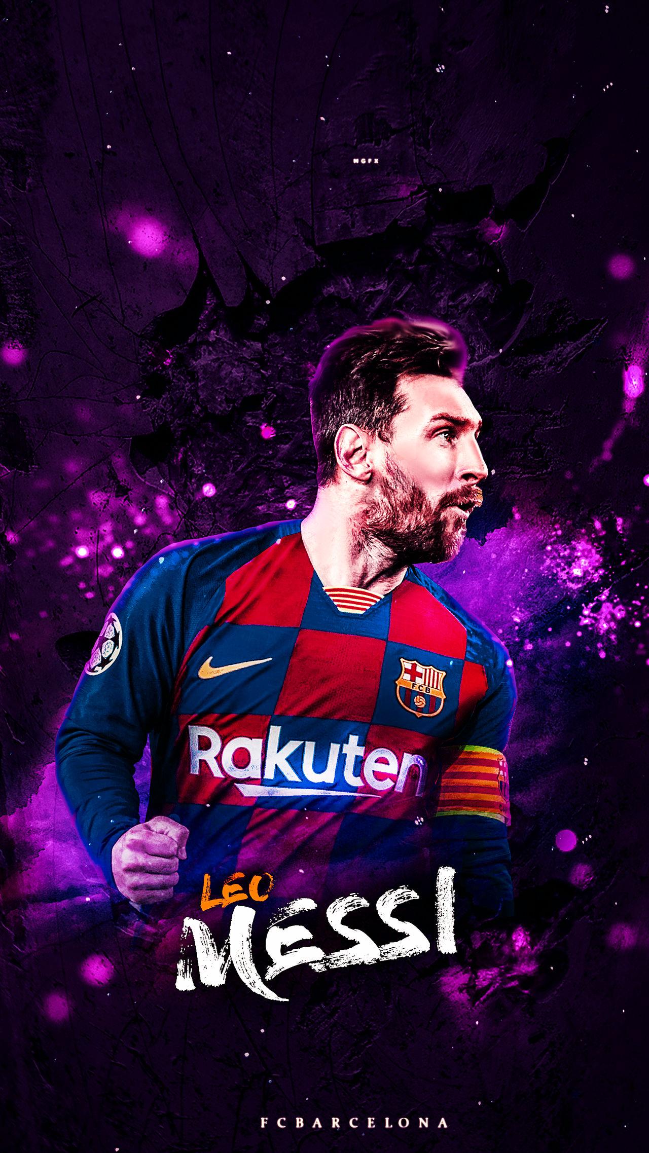 Lionel Messi Wallpaper Lockscreen By Mohamedgfx10