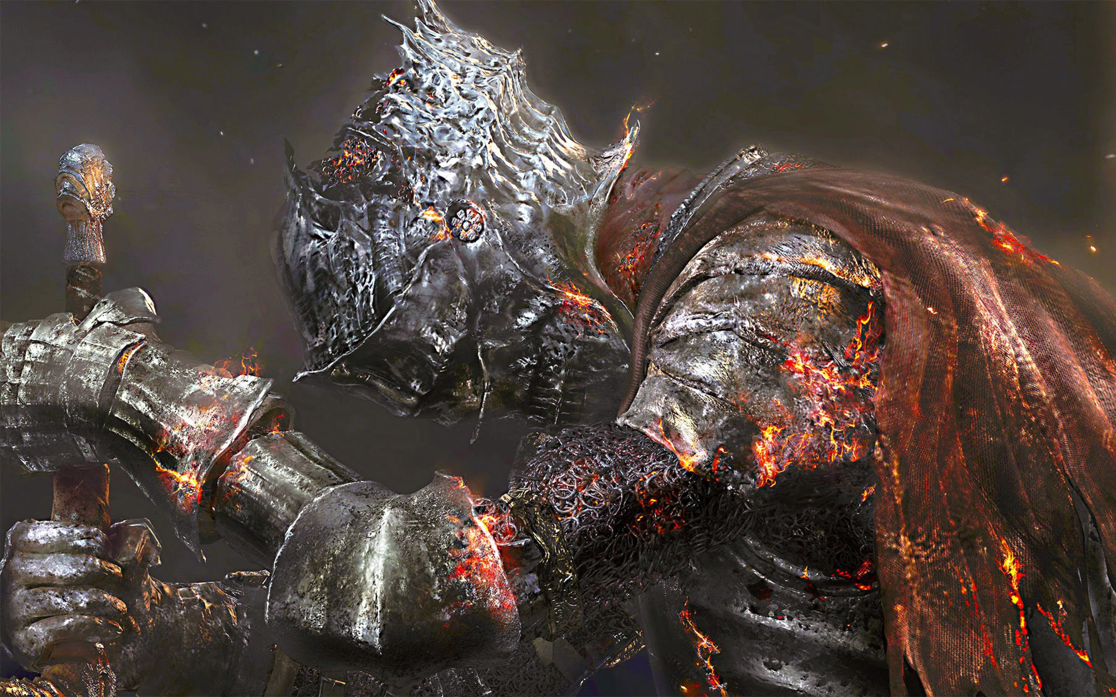 Dark Souls 3 Game Warrior 4K Wallpaper download in high quality 3840x2400