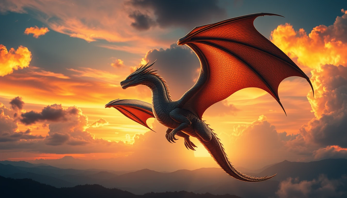 Awesome Dragon Background