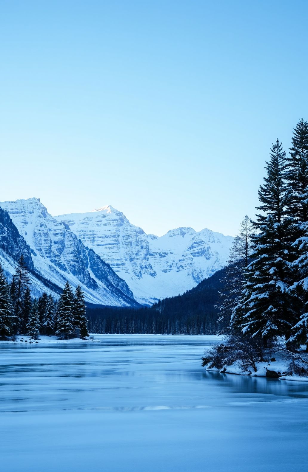 Winter Mountain Wallpaper
