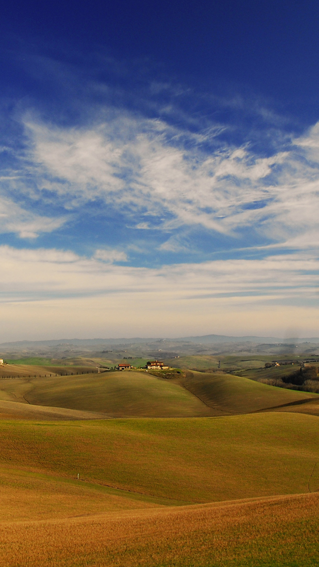 Tuscany Landscape iPhone 5s Wallpaper