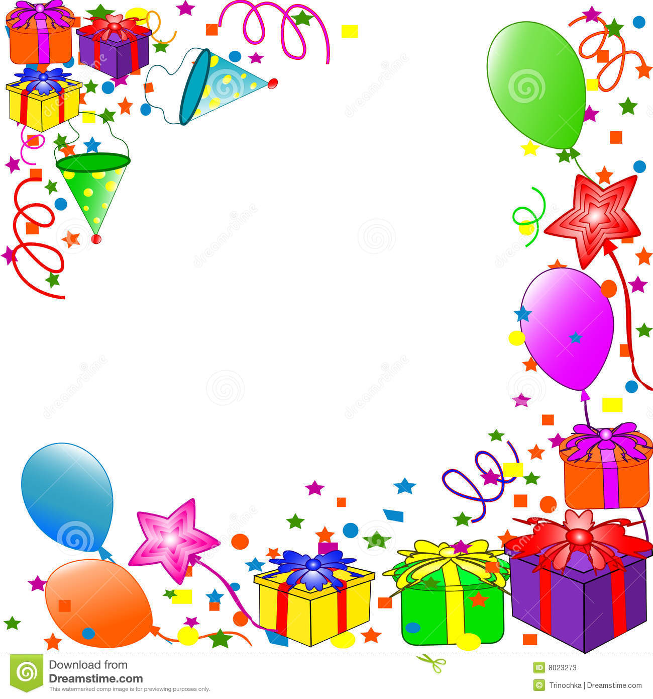 Colorful Birthday Balloons With Gift Boxes Wallpaper