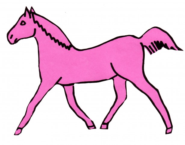 Pink Horse Trotting Stock Photo Public Domain Pictures
