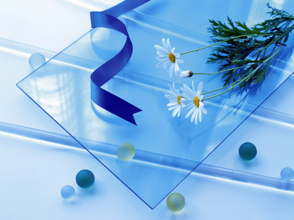 Background Puters Windows Blue Theme Flowers Background