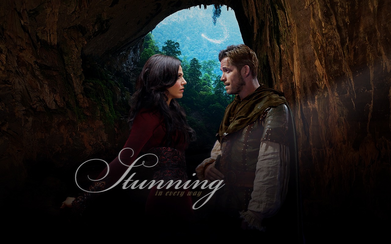 Regina And Robin Once Upon A Time Wallpaper