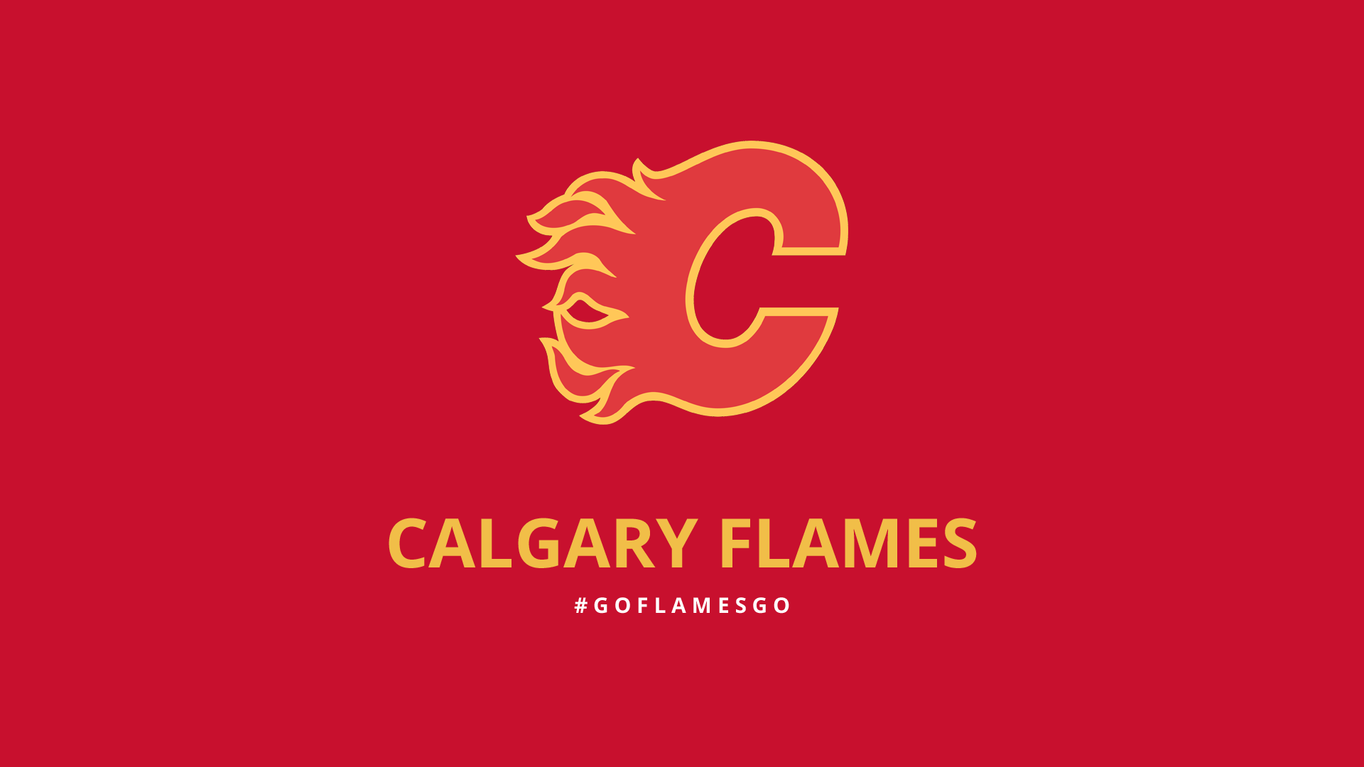 Minimalist Calgary Flames wallpaper by lfiore on