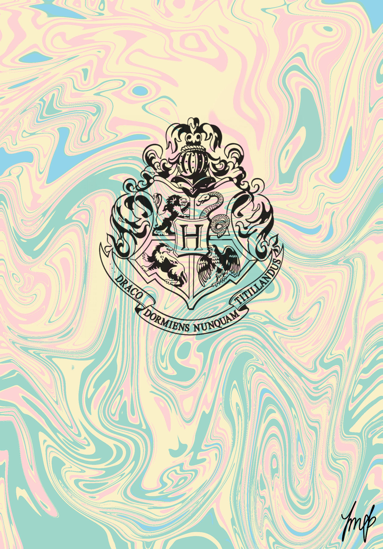 Pastel Hogwarts Wallpaper By Seymonster