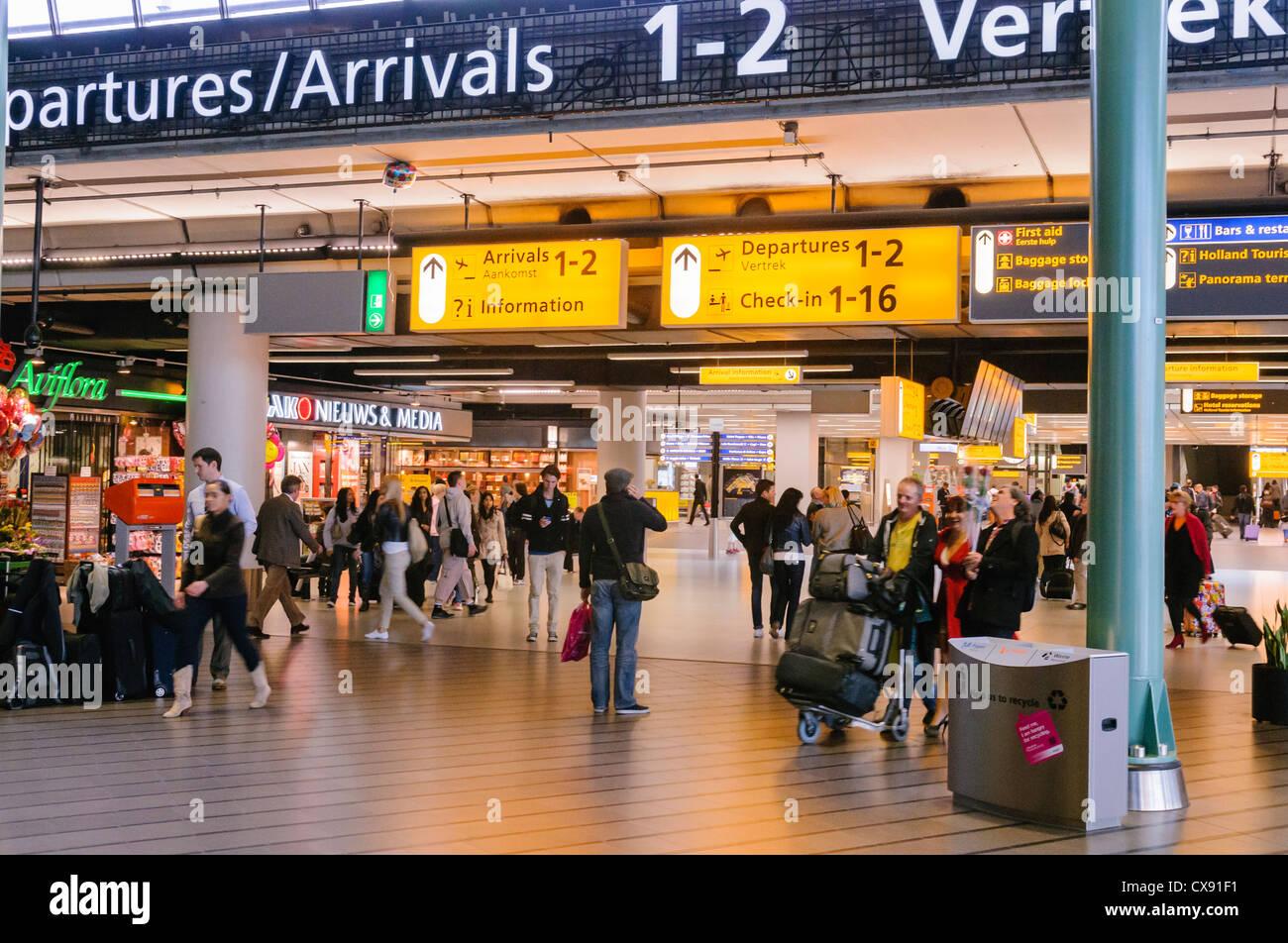 Schiphol airport inside hi res stock photography and images   Alamy