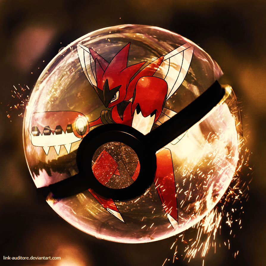 Mega Scizor Pokeball By Link Auditore