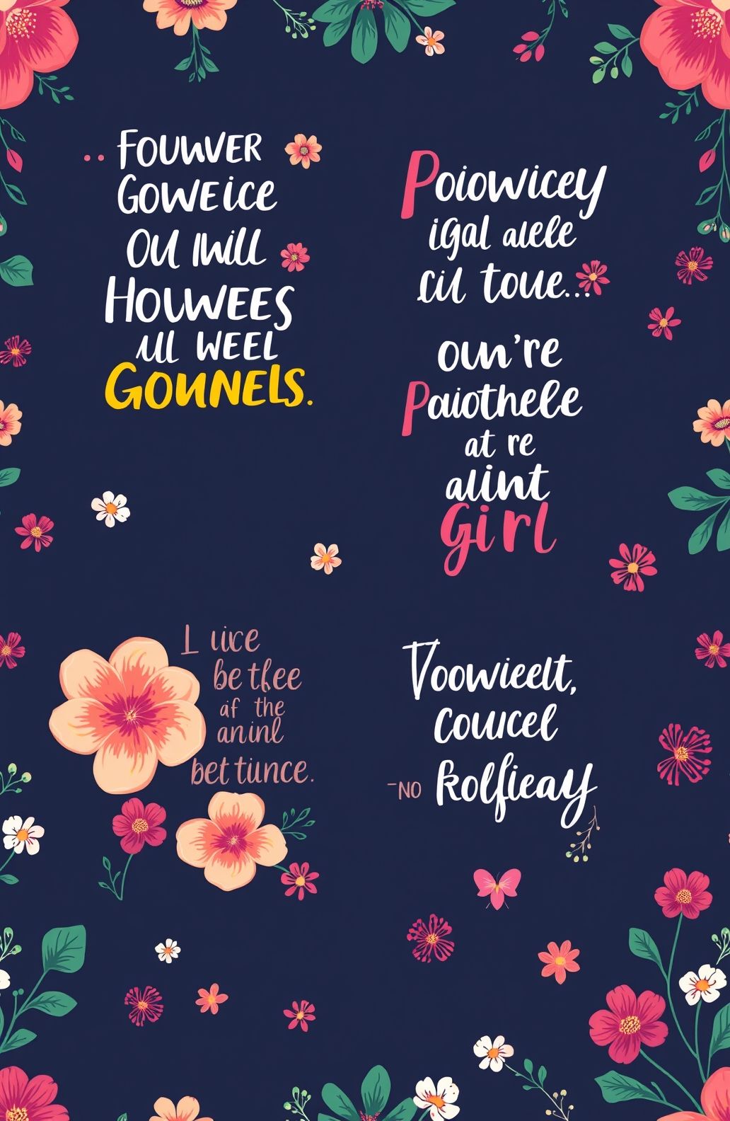 Girl Quotes Wallpaper