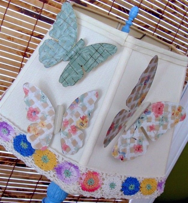 Upcycled Wallpaper Butterfly Mags Mod Podge Rocks These Are The