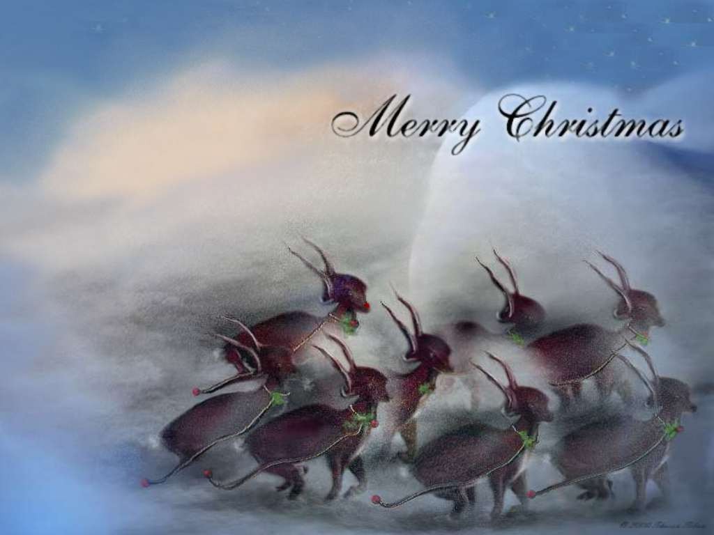 Christmas Wallpaper Reindeer