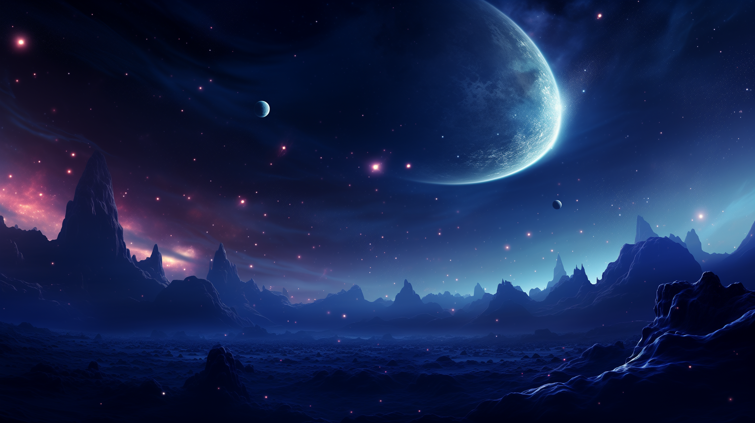 Galactic Dreamscape HD Wallpaper Starry Sky And Mystical Plas