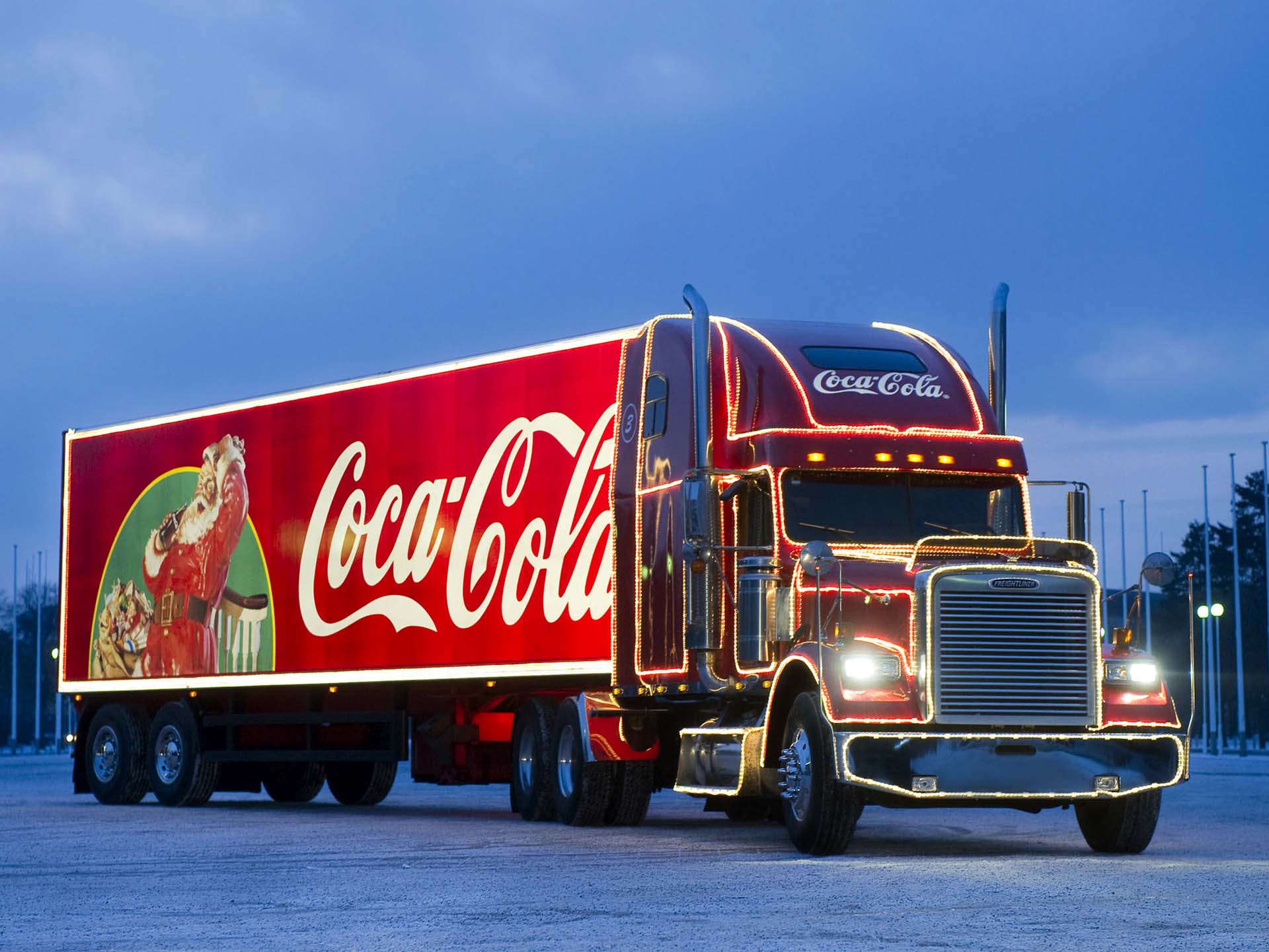 Puter And Mobile Background With Coca Cola Christmas Wallpaper
