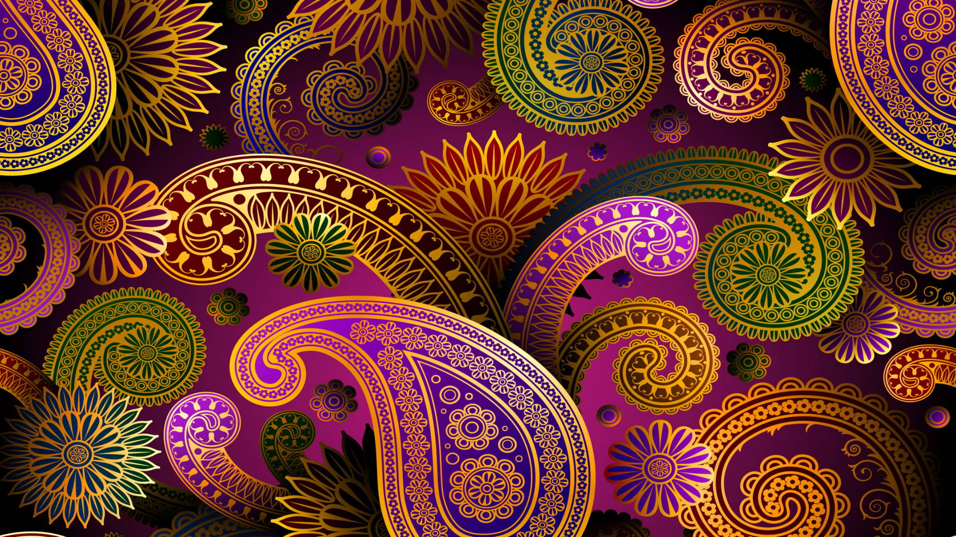 Paisley Print Hintergrund Wallpaper