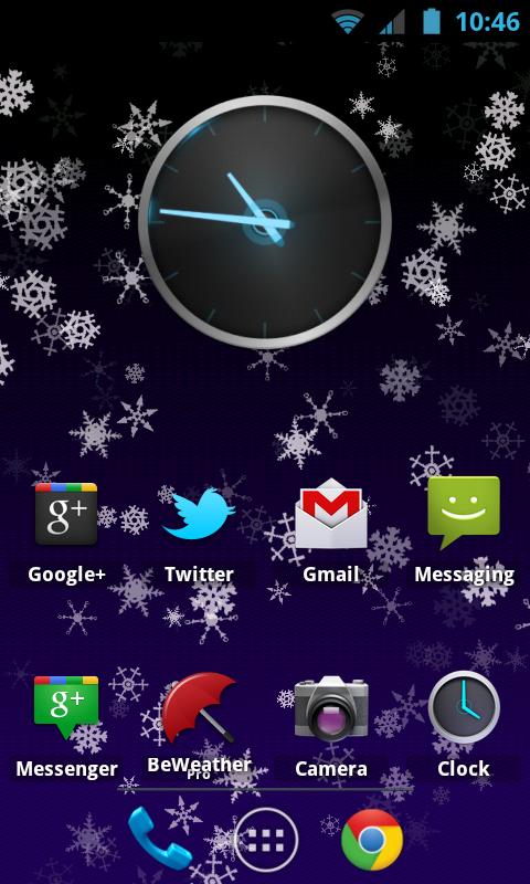 Snowflakes Live Wallpaper Personalize Your Android with this Wintery