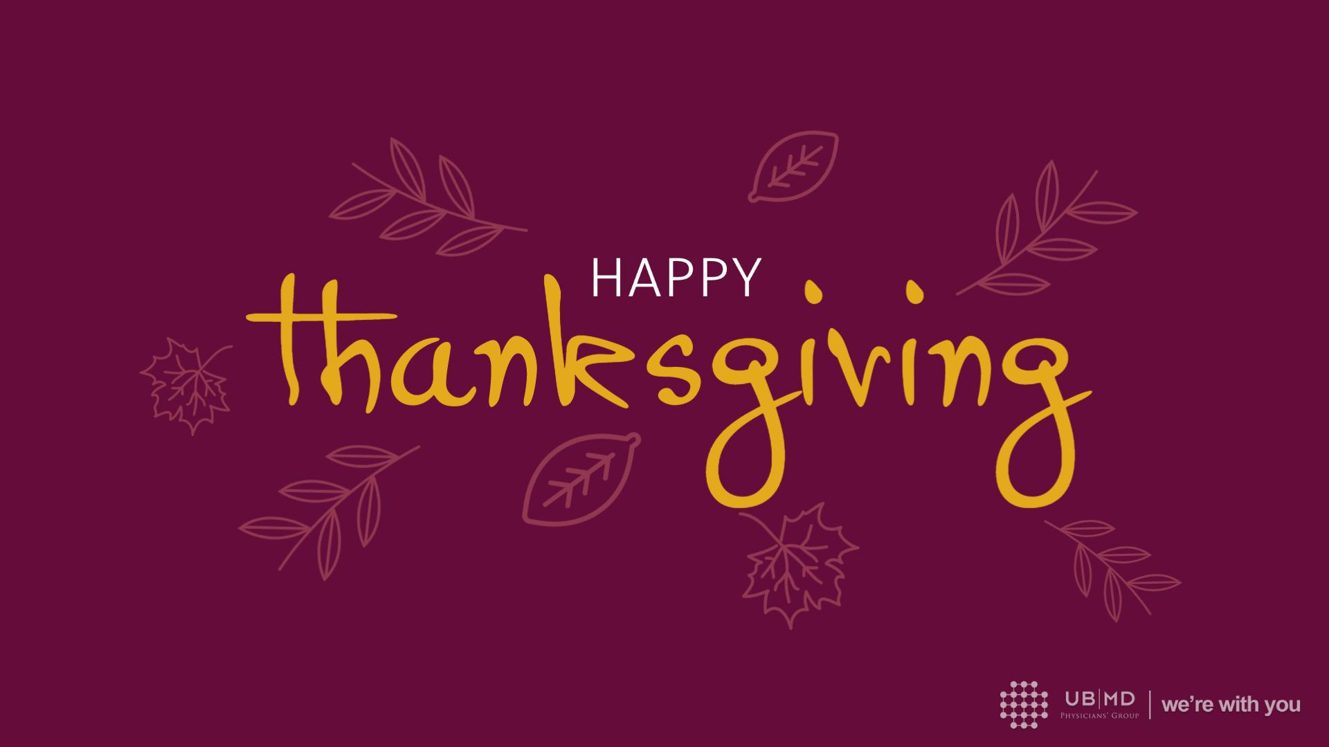 Thanksgiving Virtual Background Ubmd Physicians Group